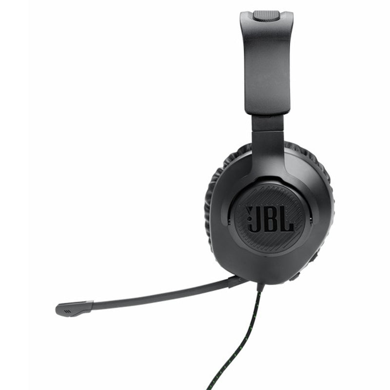 JBL Quantum 100X 40mm Driver Over-Ear Wired Gaming-Headset - Schwarz & Grün | JBLQ100XBLKGRN