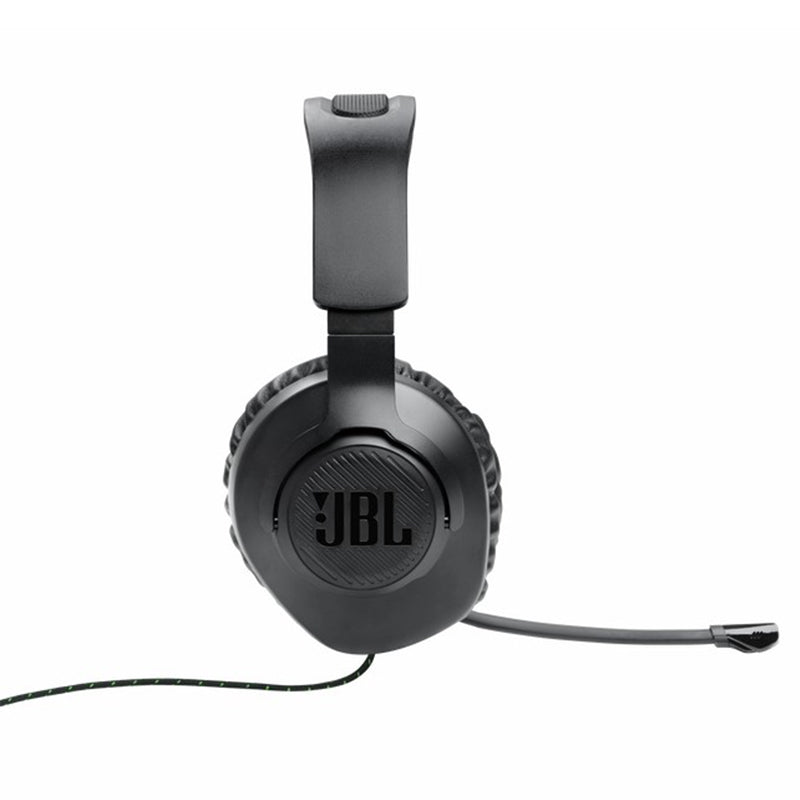 JBL Quantum 100X 40mm Driver Over-Ear Wired Gaming-Headset - Schwarz & Grün | JBLQ100XBLKGRN