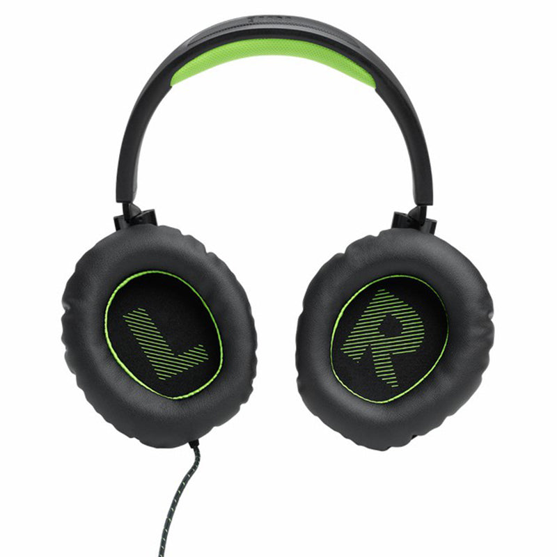 JBL Quantum 100X 40mm Driver Over-Ear Wired Gaming-Headset - Schwarz & Grün | JBLQ100XBLKGRN