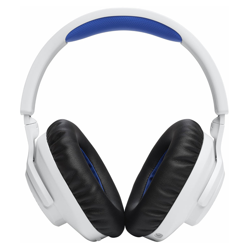 JBL Quantum 360P Console Over-Ear Wireless Bluetooth Gaming-Headset - Weiß & Blau | JBLQ360PWLWHTBLU