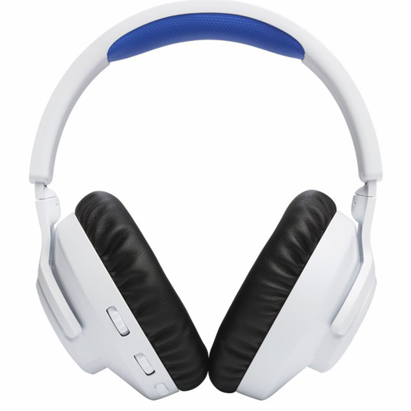 JBL Quantum 360P Console Over-Ear Wireless Bluetooth Gaming-Headset - Weiß & Blau | JBLQ360PWLWHTBLU