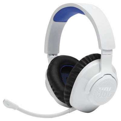 JBL Quantum 360P Console Over-Ear Wireless Bluetooth Gaming-Headset - Weiß & Blau | JBLQ360PWLWHTBLU