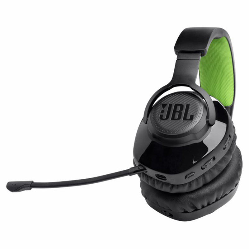 JBL Quantum 360X Console Over-Ear Wireless Bluetooth Gaming-Headset - Schwarz & Grün | JBLQ360XWLBLKGRN