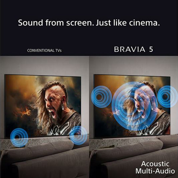 Sony Bravia 5 55" 4K Smart TV - Schwarz | K55XR55B.UKA