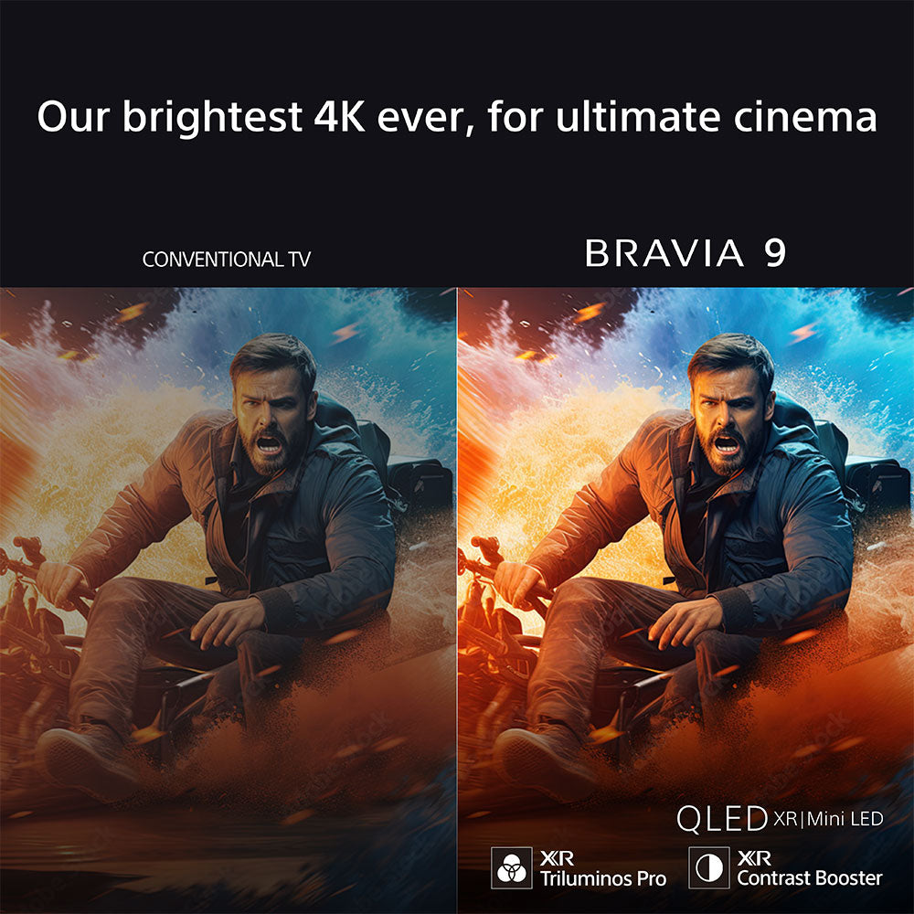 Sony Bravia 9 75" 4K Smart TV - Schwarz | K75XR90PU