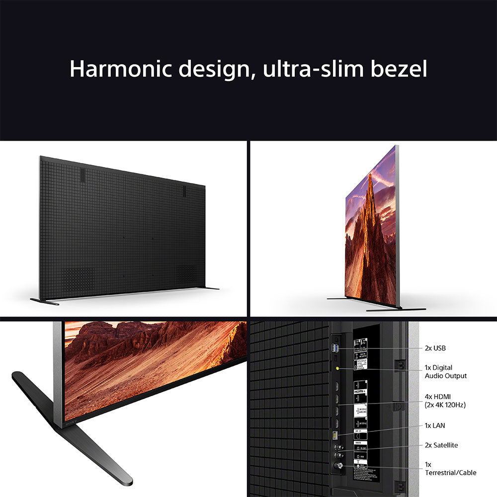 Sony Bravia 9 75" 4K Smart TV - Schwarz | K75XR90PU