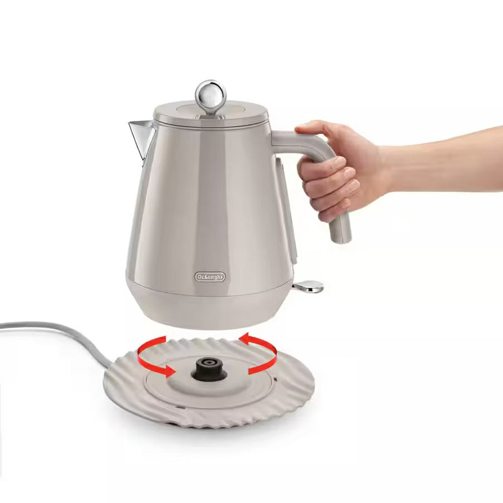 DeLonghi Eclettica 3000W Wasserkocher - Beige | KBY3001.BG