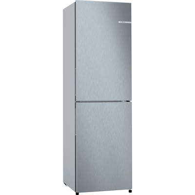 Bosch Series 2 255L Frost Free freistehend Kühl-Gefrierkombination - Edelstahl Effect | KGN27NLEAG