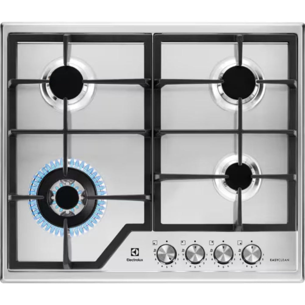 Electrolux 600 60CM 4 Burner Gas Kochfeld - Edelstahl | KGS64362XX