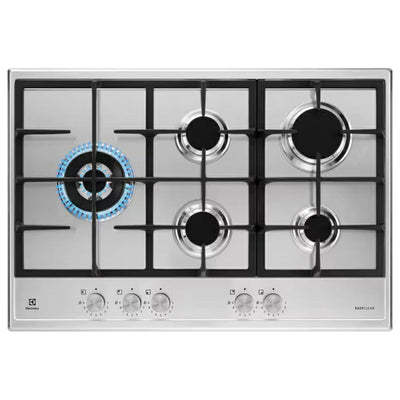 Electrolux 75CM 5 Burner Gas Kochfeld - Edelstahl | KGS75662SX