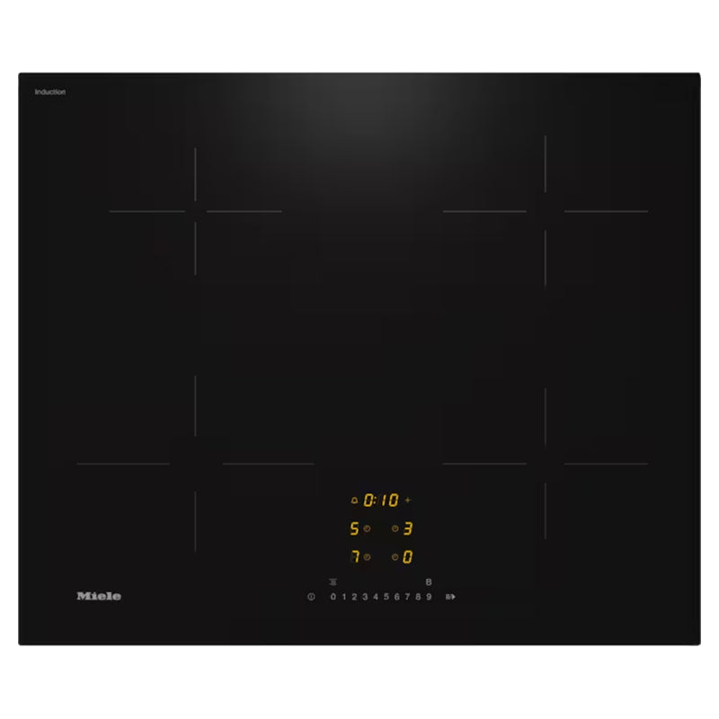 Miele 65CM 4 Zone Induction Hob - Black | KM 7361 FL