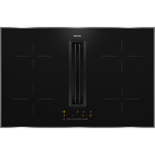 Miele 80CM 4 Zone Induction Hob - Black | KMDA7272FR