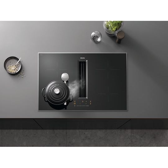 Miele 80CM Vented 4 Zone Induction Kochfeld - Schwarz | KMDA7272FR