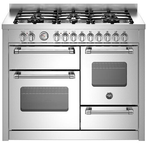 Bertazzoni Master 110CM Dual Fuel Standherd - Edelstahl | MAS116L3EXC