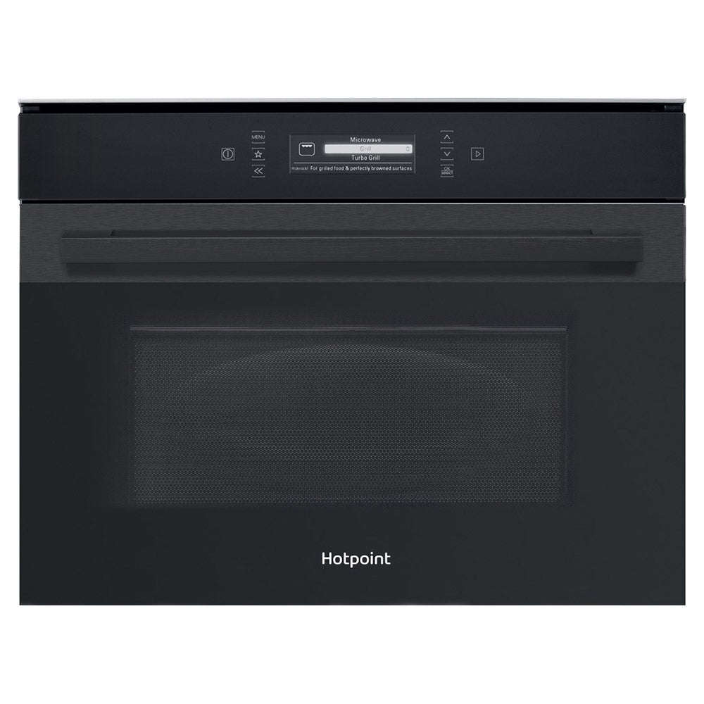 Hotpoint 40L Built-in Combi Microwave - Black Steel | MP 996 BM H