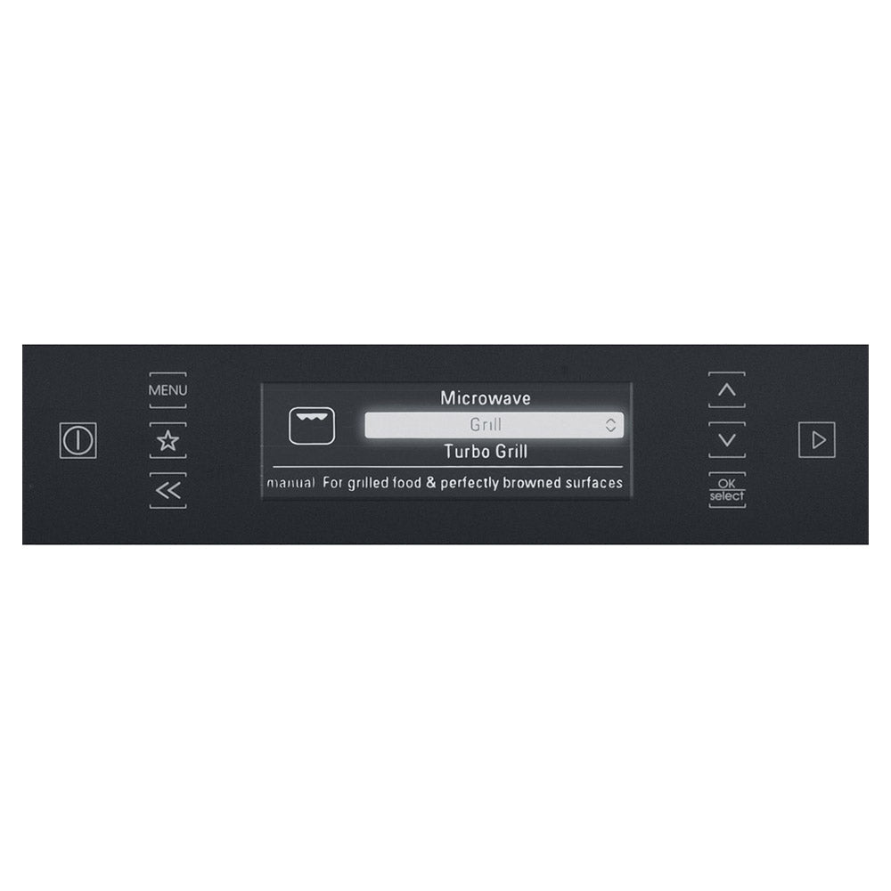 Hotpoint 40L Einbau Combi Mikrowelle - Schwarz Steel | MP 996 BM H