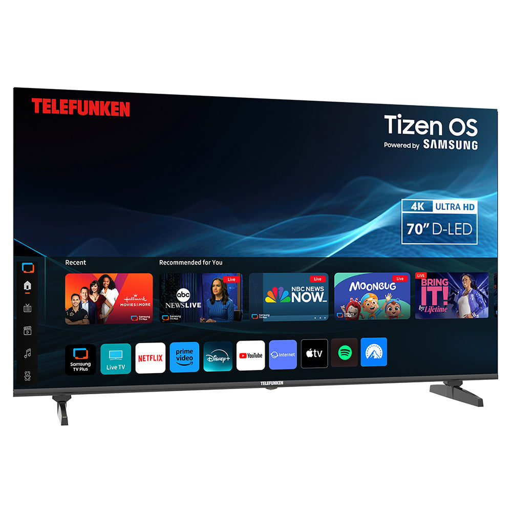 Telefunken N21 70" 4K Smart TV - Schwarz | N21-UHD-T70