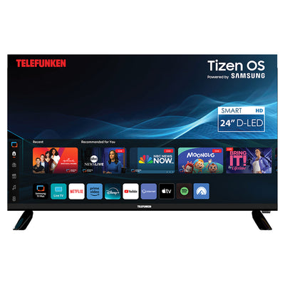 Telefunken N24 24" HD Smart TV - Schwarz | N24-HD-T24