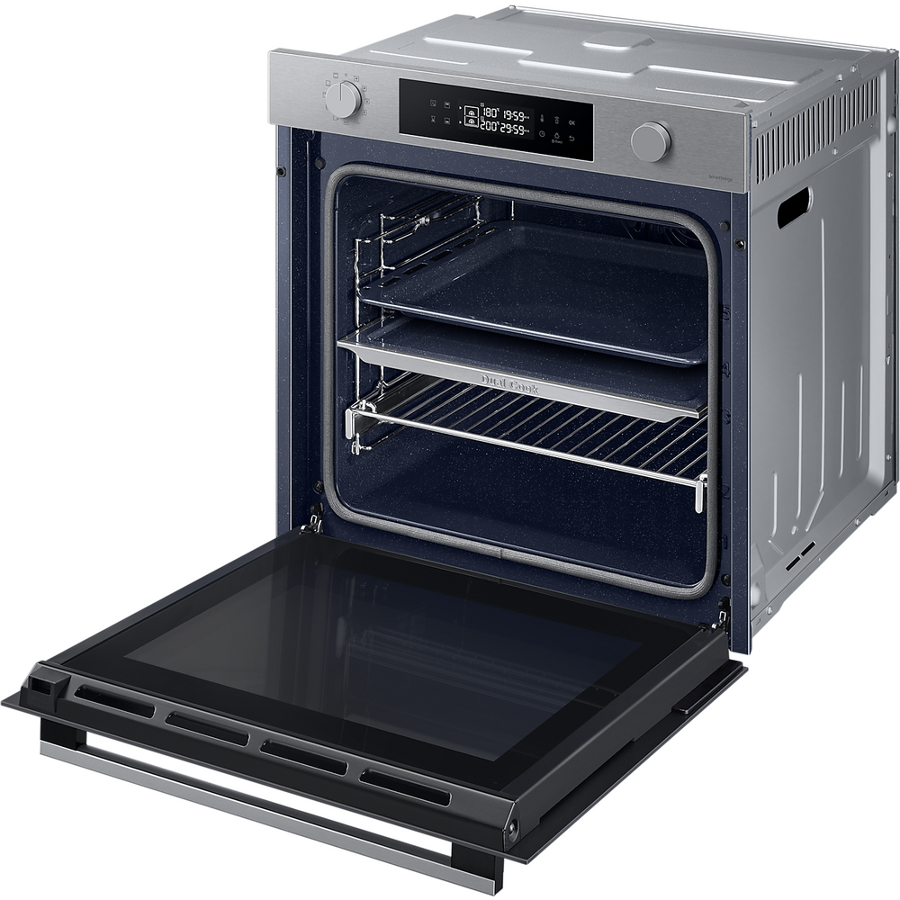 Samsung Series 4 76L Electric Smart Backofen mit Dual Cook - Edelstahl | NV7B4430ZAS/U4