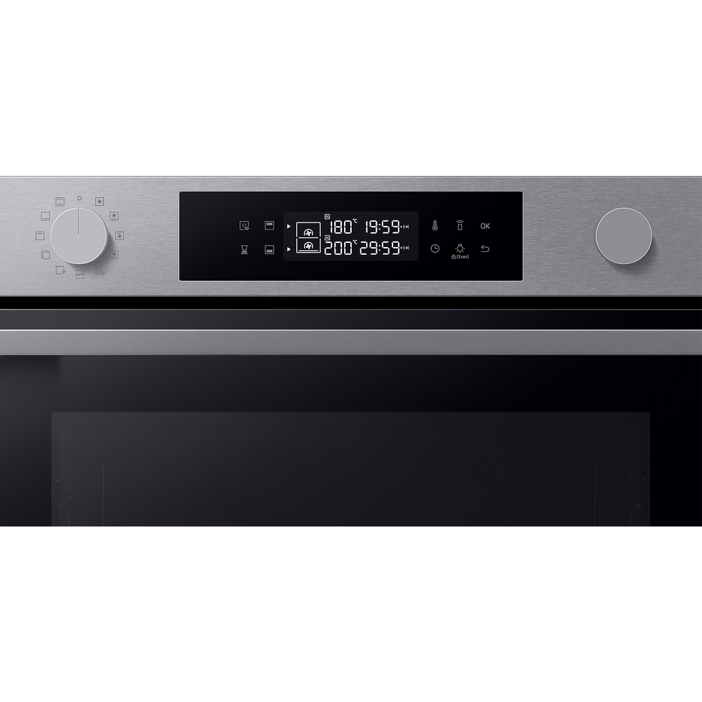 Samsung Series 4 76L Electric Smart Backofen mit Dual Cook - Edelstahl | NV7B4430ZAS/U4
