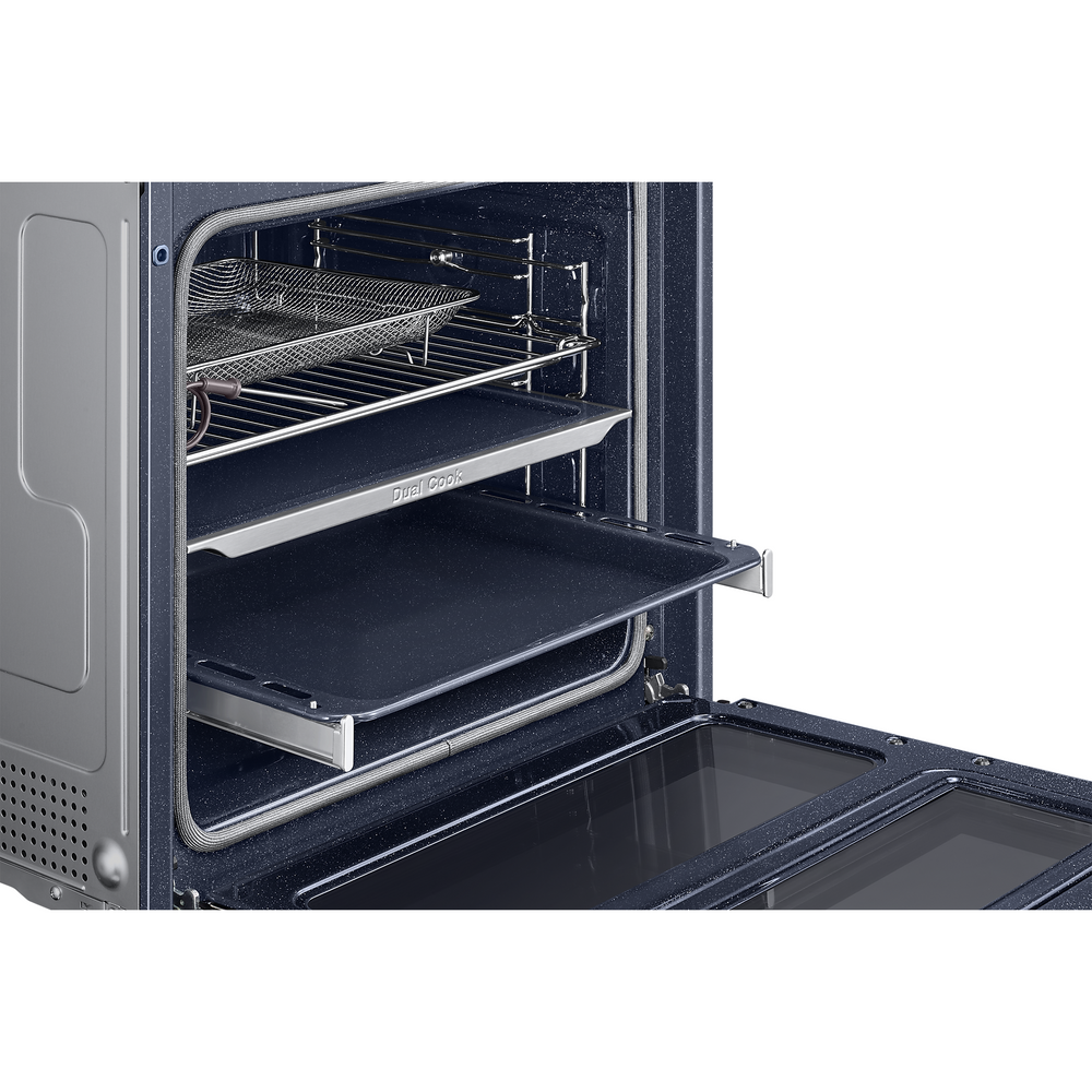 Samsung Series 5 76L Electric Smart Backofen mit Dual Cook Flex & Air Fry - Edelstahl | NV7B5755SAS/U4