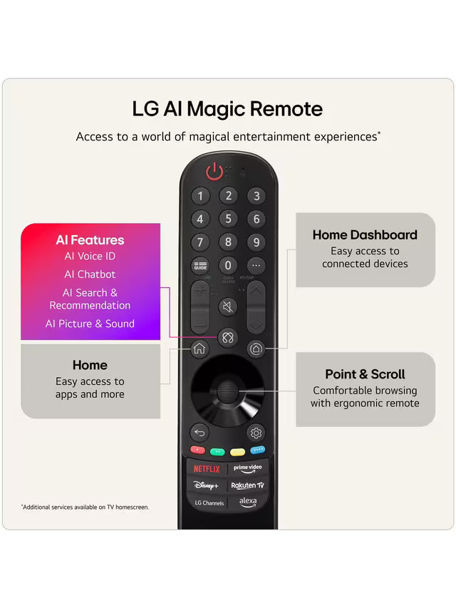 LG C6 42" 4K Smart TV - Schwarz | OLED42C64LA.AEI