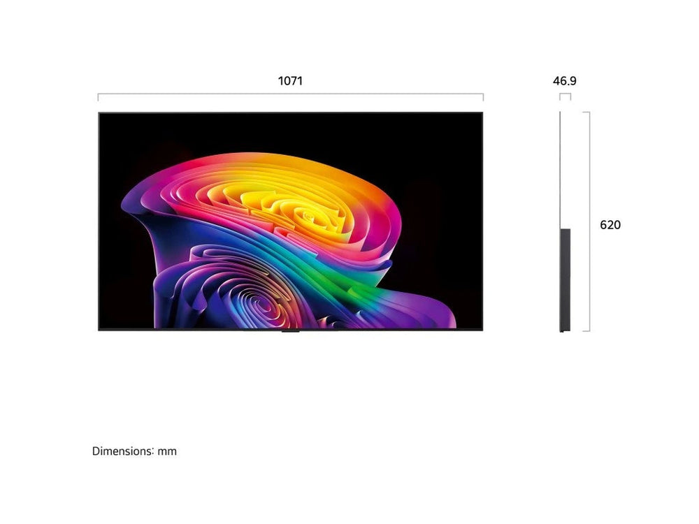 LG C6 48" 4K Smart TV - Schwarz | OLED48C64LA.AEI