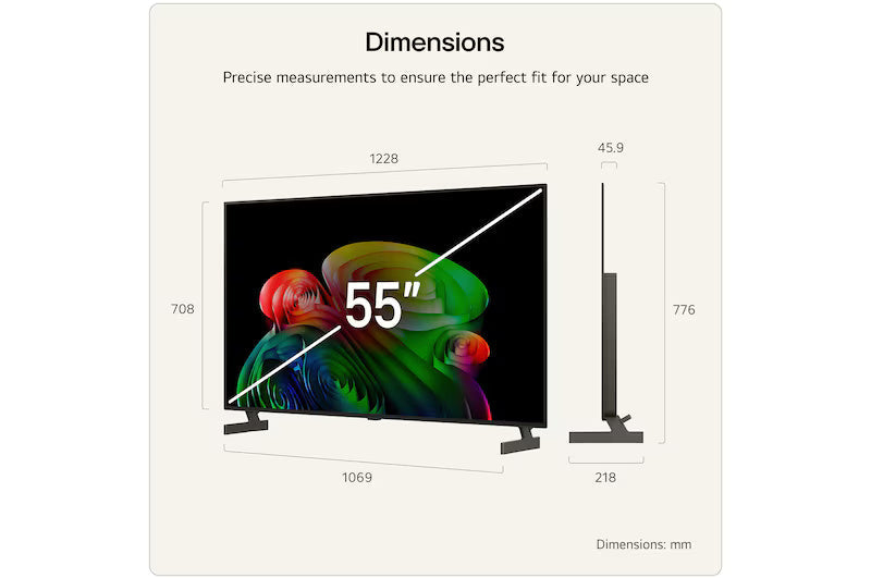 LG B6 55" 4K Smart TV - Schwarz | OLED55B65LA.AEI