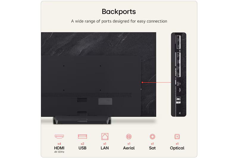 LG C6 55" 4K Smart TV - Schwarz | OLED55C64LA.AEI