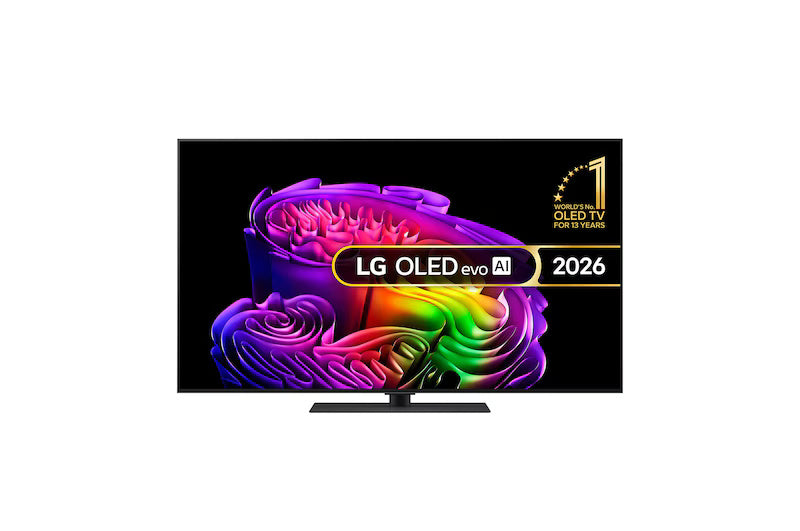 LG G6 55" 4K Smart TV mit Stand - Schwarz | OLED55G66LS.AEI