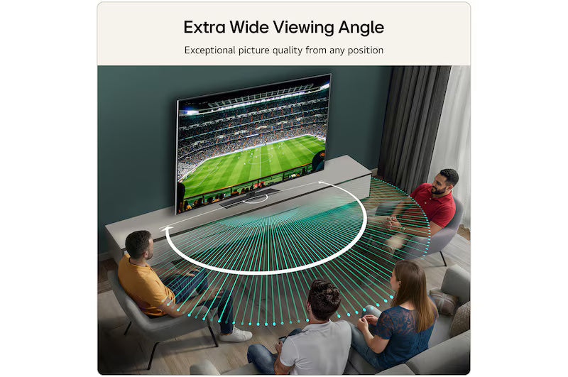LG G6 55" 4K Smart TV mit Stand - Schwarz | OLED55G66LS.AEI