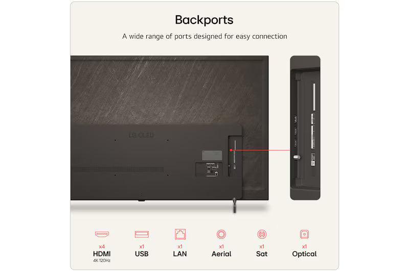 LG B6 65" 4K Smart TV - Schwarz | OLED65B65LA.AEI