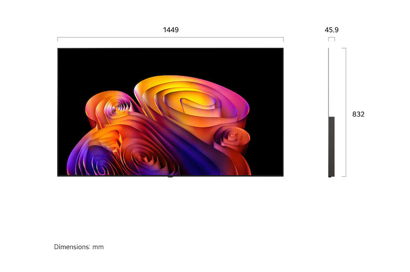 LG B6E 65" 4K Smart TV - Schwarz | OLED65B6ELC.AEI