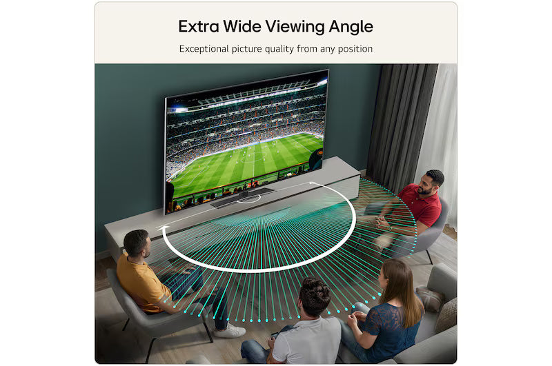 LG G6 65" 4K Smart TV mit Stand - Schwarz | OLED65G66LS.AEI