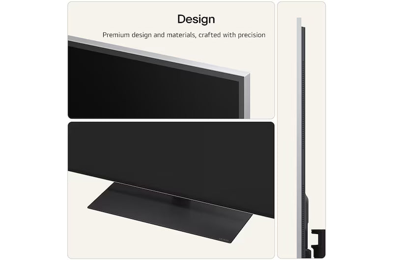 LG G6 65" 4K Smart TV mit Stand - Schwarz | OLED65G66LS.AEI