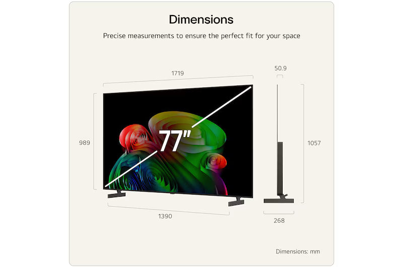 LG B6 77" 4K Smart TV - Schwarz | OLED77B65LA.AEI