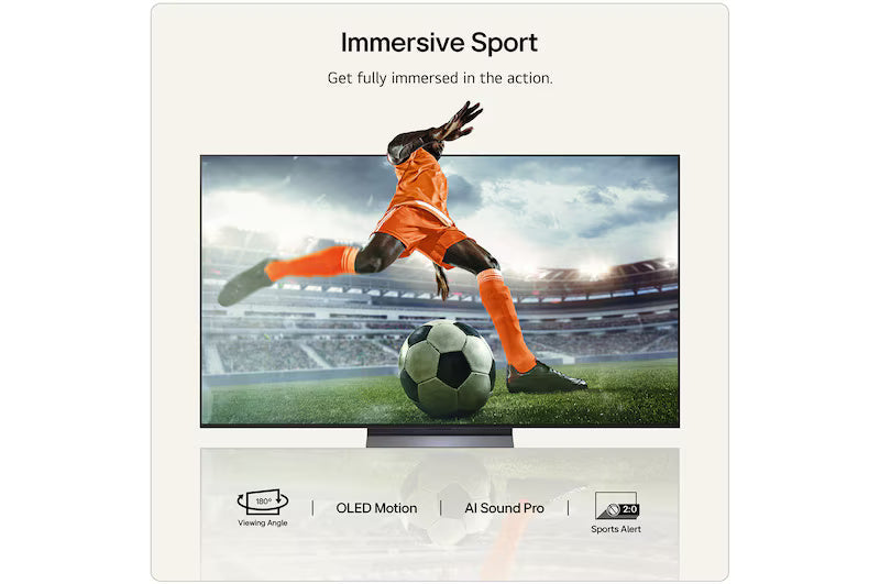 LG C6 77" 4K Smart TV - Schwarz | OLED77C64LA.AEI