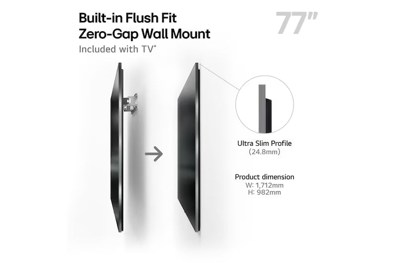 LG Evo G5 77" 4K Smart TV - Schwarz | OLED77G54LW.AEK