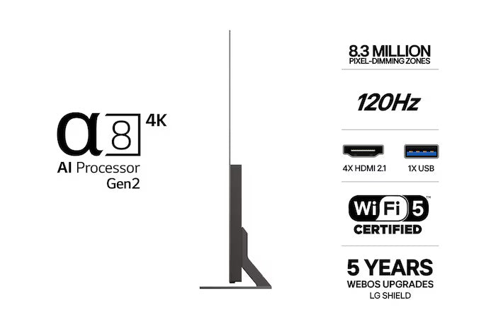 LG B6E 83" 4K Smart TV - Schwarz | OLED83B6ELB.AEI