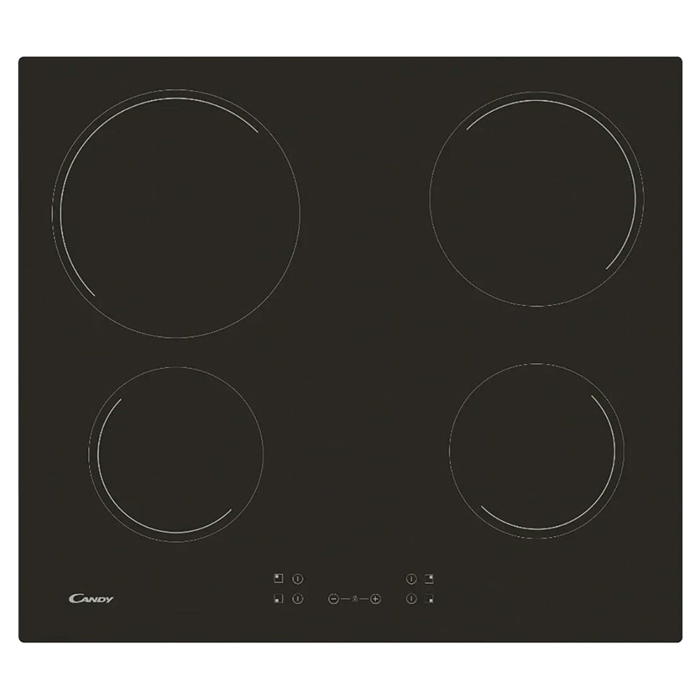Candy Built-in Electric Single Oven and Ceramic Hob Pack - Black | PCI27XCH64CCBS