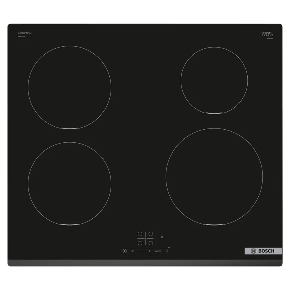 Bosch Series 4 60CM 4 Zone Induction Hob - Black | PIE631BB5E