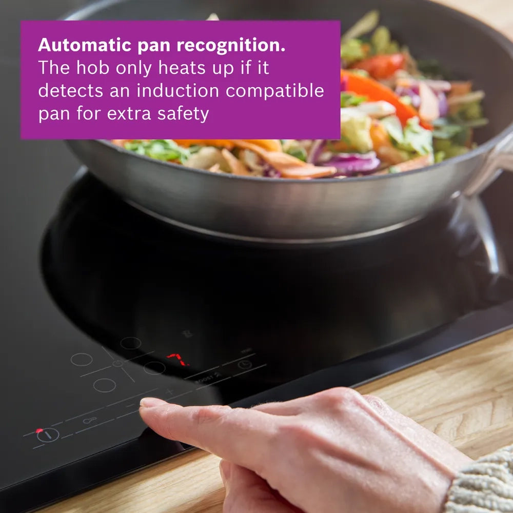 Bosch Series 4 60CM 4 Zone Induction Kochfeld - Schwarz | PIE631BB5E