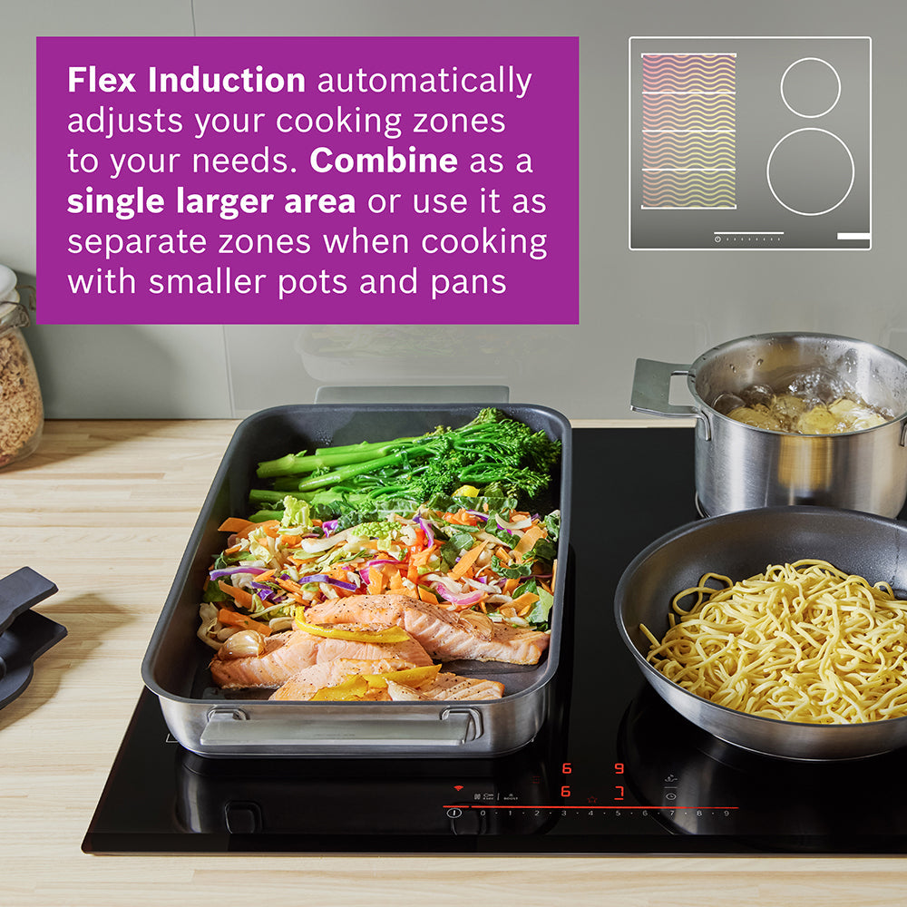Bosch Series 4 60CM 4 Zone Induction Kochfeld - Schwarz | PIE631BB5E