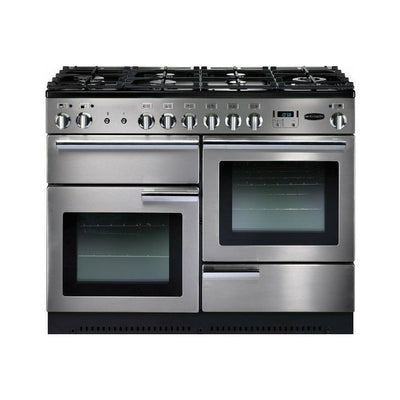 Rangemaster Professional+ 110CM Dual Fuel Standherd - Edelstahl | PROP110DFFSS