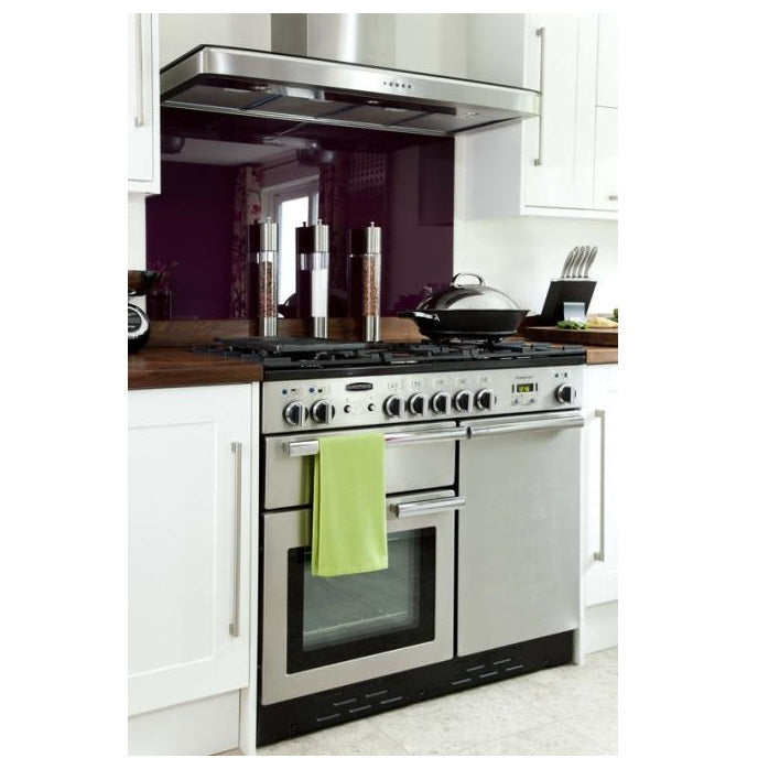 Rangemaster Professional+ 110CM Dual Fuel Standherd - Edelstahl | PROP110DFFSS