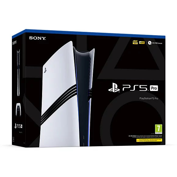 Sony PlayStation 5 Pro Spielkonsole - Weiß & Schwarz | 9024408