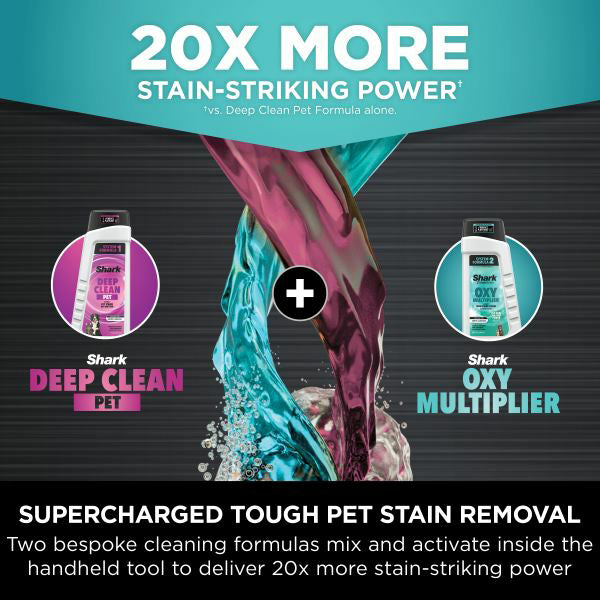 Shark StainStriker HairPro Pet Stain & Spot Staubsauger - Dark Silber & Force Fuscia | PX250UKT