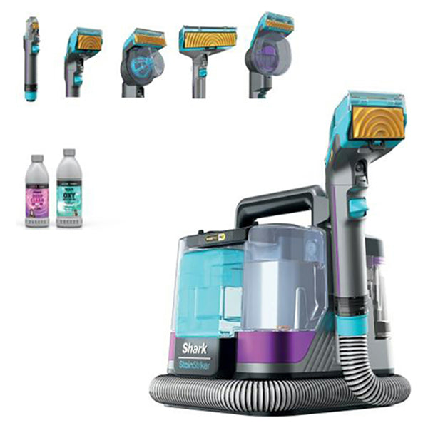 Shark StainStriker HairPro Pet Stain & Spot Staubsauger - Dark Silber & Force Fuscia | PX250UKT