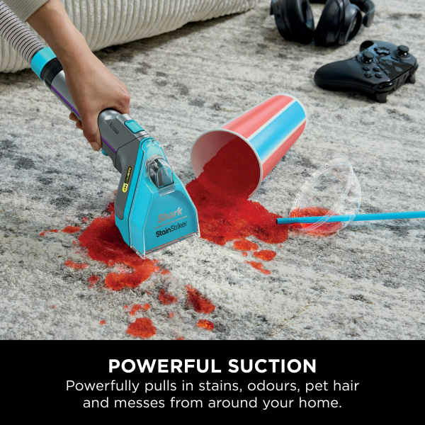 Shark StainStriker HairPro Pet Stain & Spot Staubsauger - Dark Silber & Force Fuscia | PX250UKT