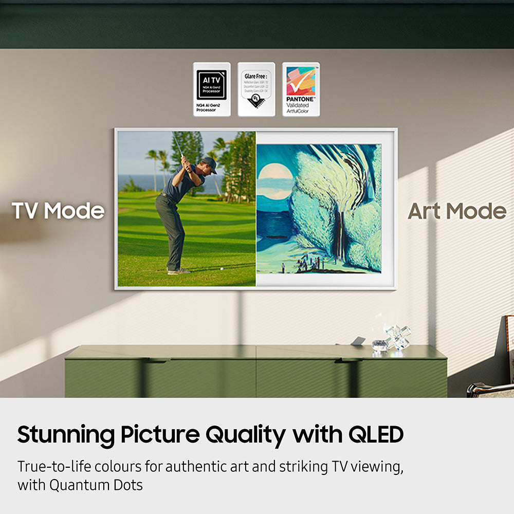 Samsung The Frame LS03F 43" 4K Smart TV - Schwarz | QE43LS03FAUXXU